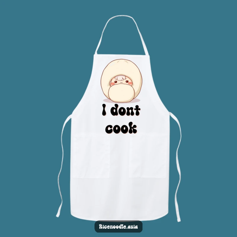 Funny Shy Rice Noodle Apron - Cute Kitchen & Noodle Lover Gift