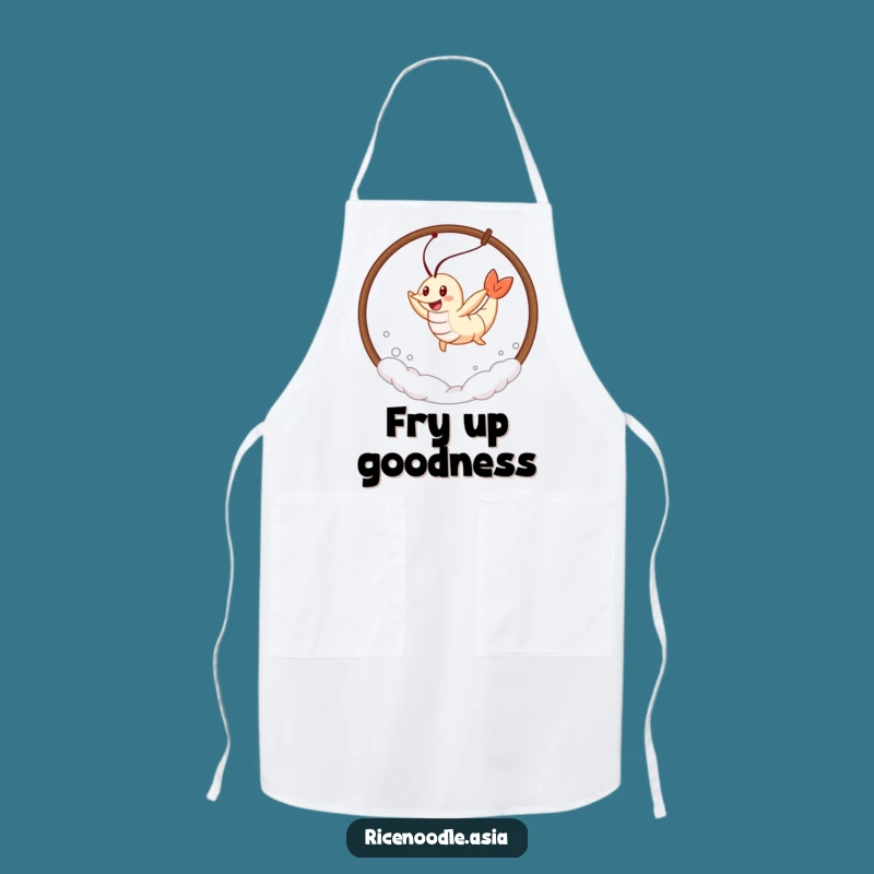 Funny Tempura Shrimp Apron: Cooking Leaping Fun, Ideal Funny Gift