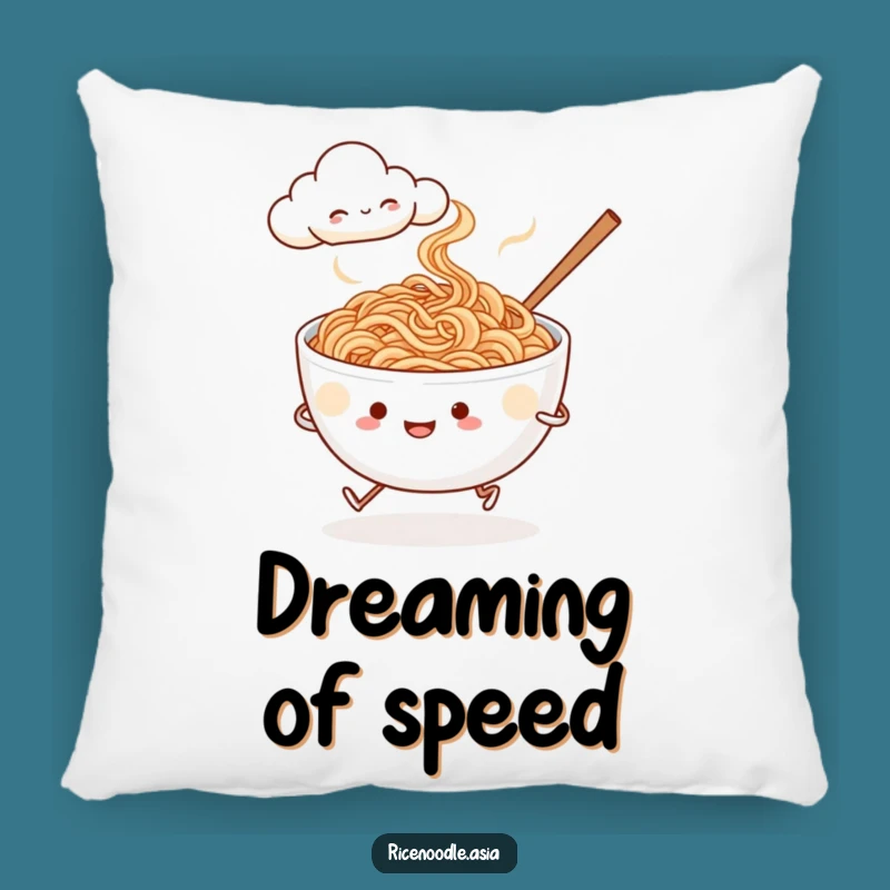 Funny Noodle Pillow - Cozy Quirky Food Accent Pillow Gift