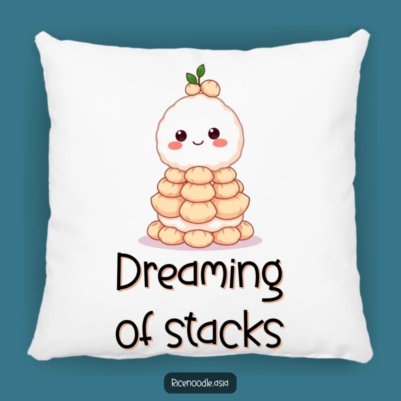 Funny Rice Ball Pillow: Cozy Dumpling Balancer Cushion for Foodie Comfort