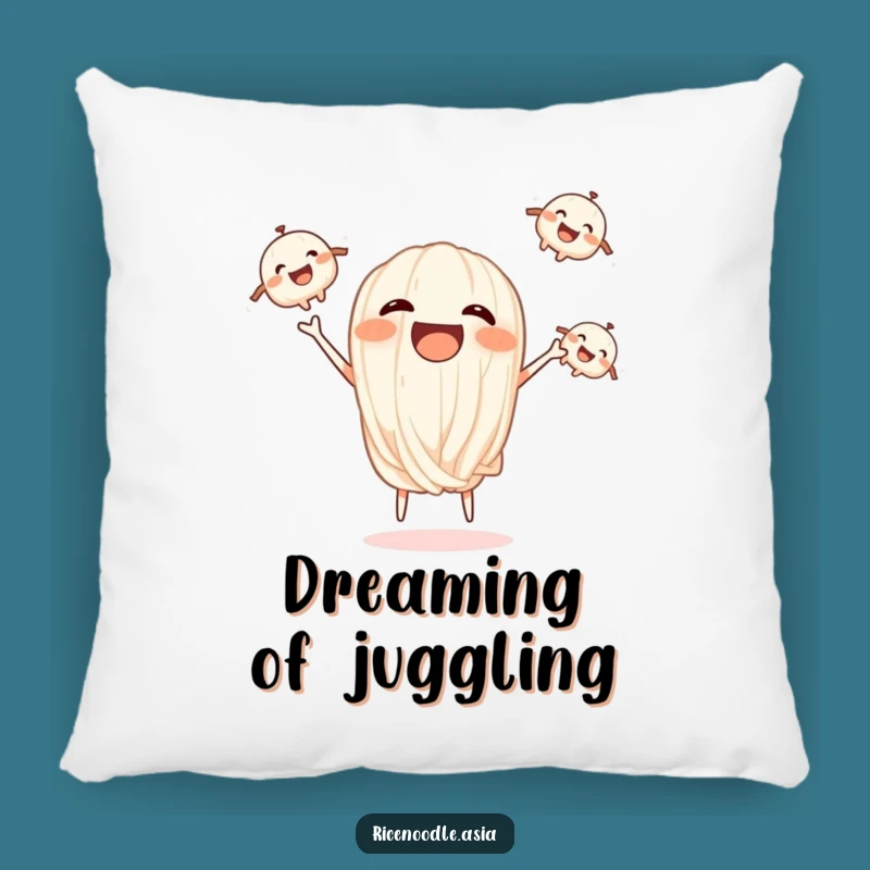 Funny Juggling Noodles Pillow - Soft & Hilarious Noodle Cushion