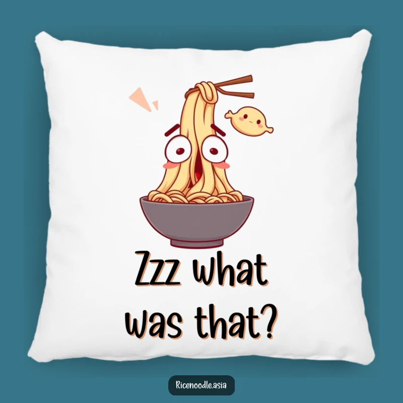 Funny Noodle Surprise Pillow: Soft Startled Character Cushion