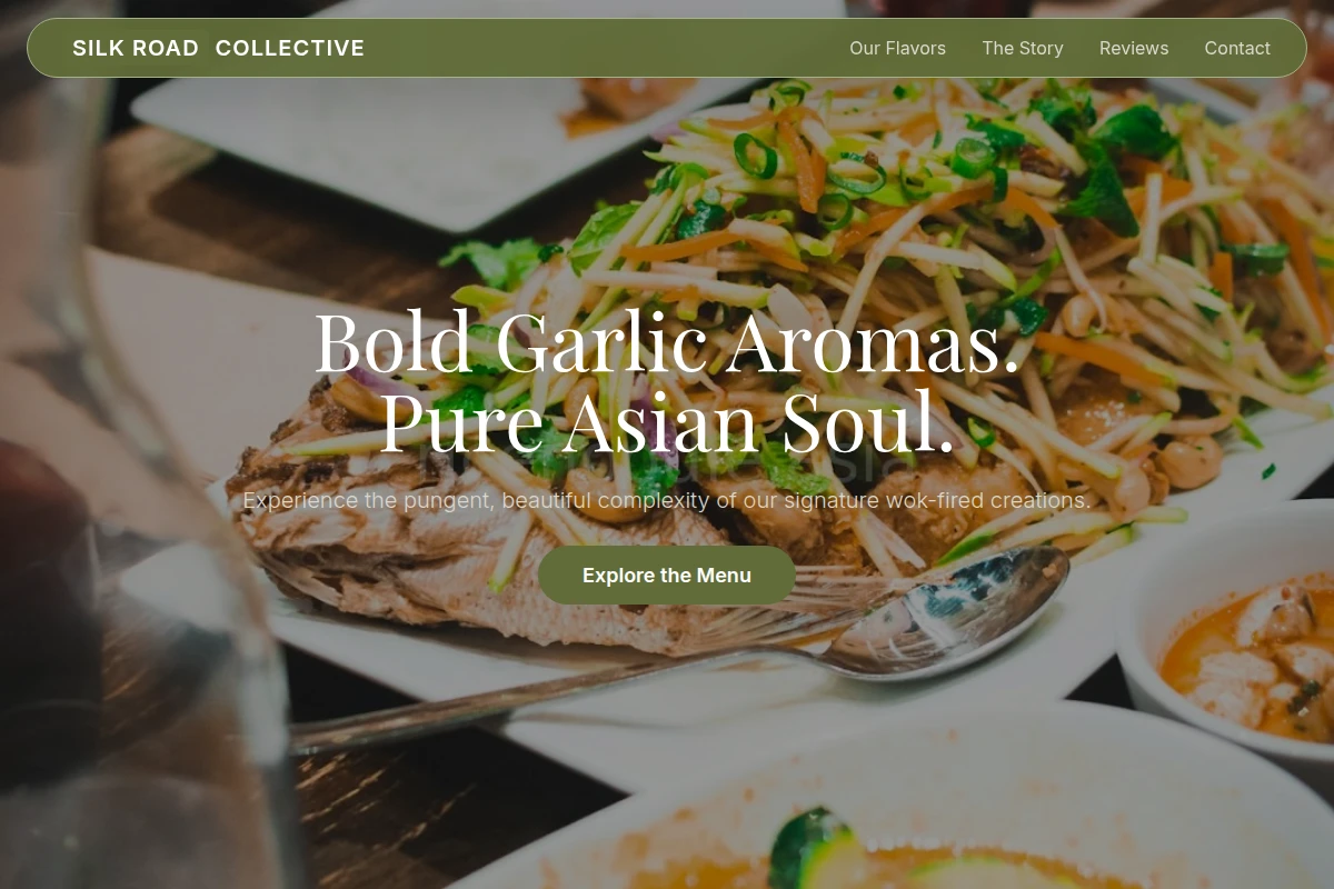 garlic Asian Fusion Food