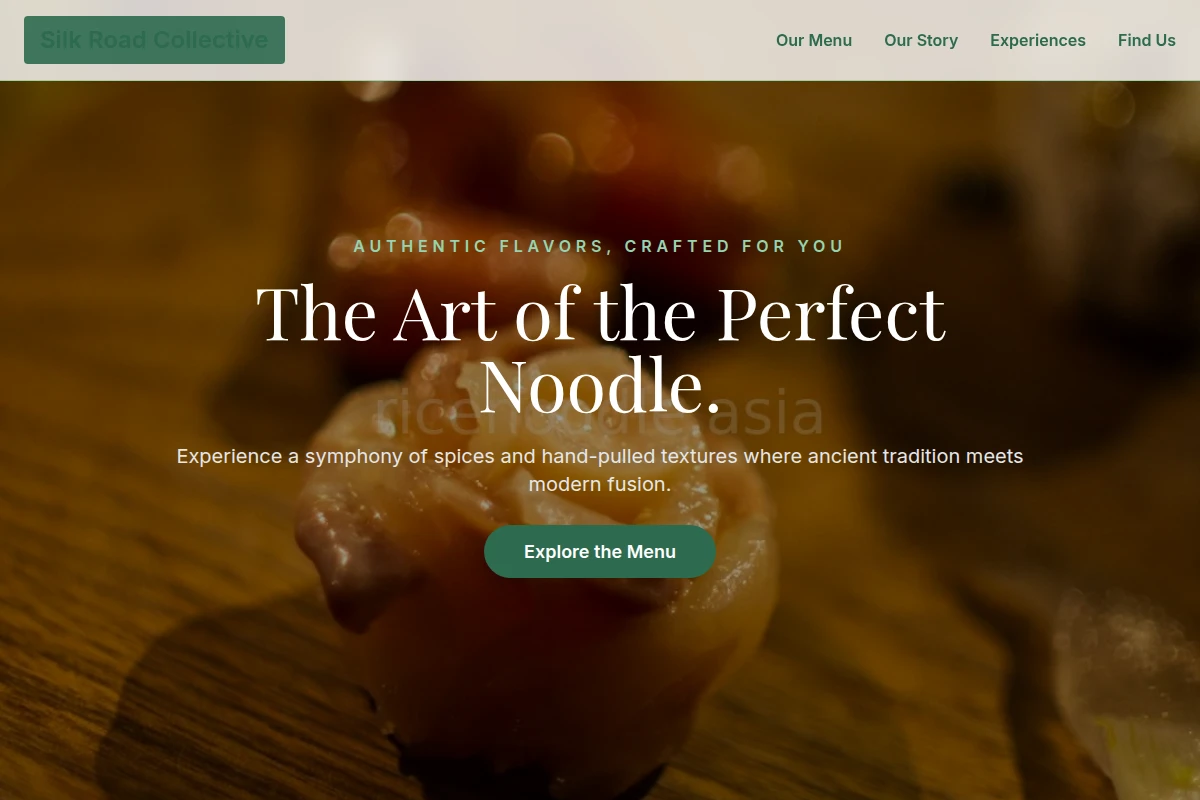 noodle Asian Fusion Food