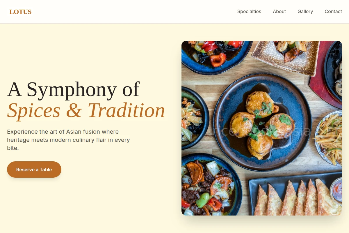 lotus Asian Fusion Food