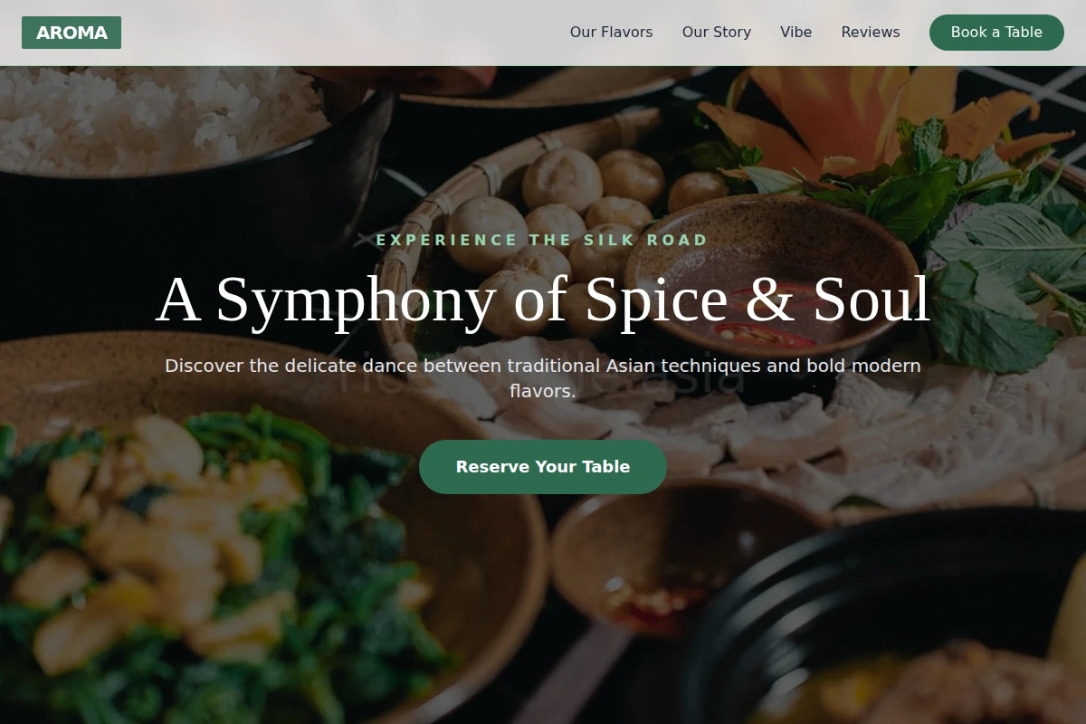 aroma Asian Fusion Food