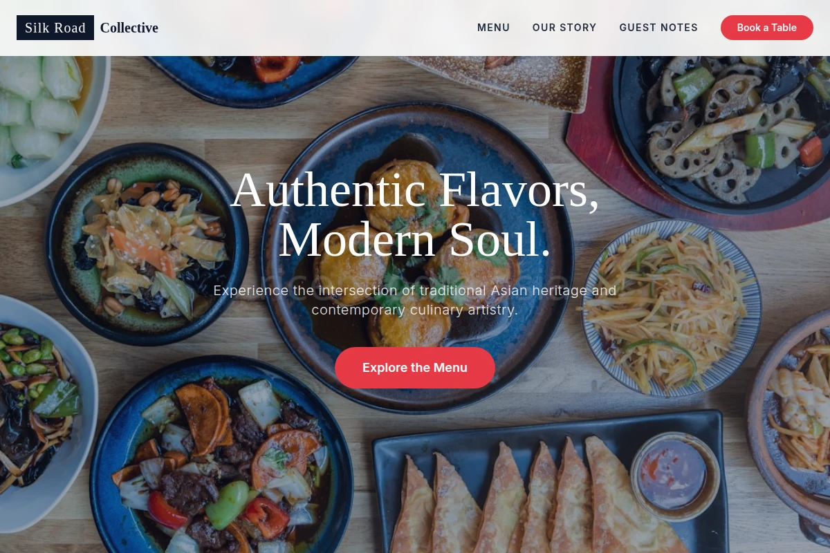 artisan Asian Fusion Food
