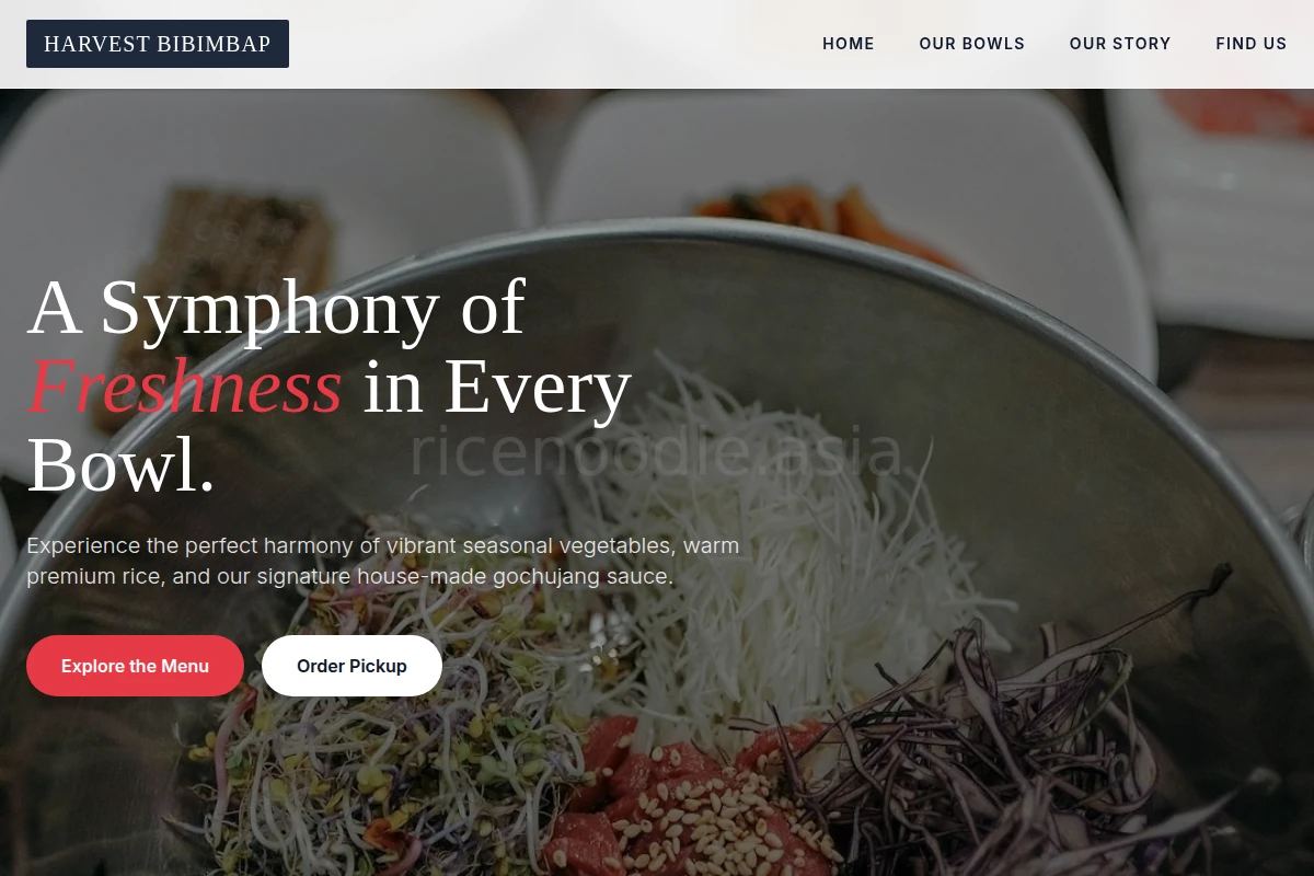 harvest Bibimbap