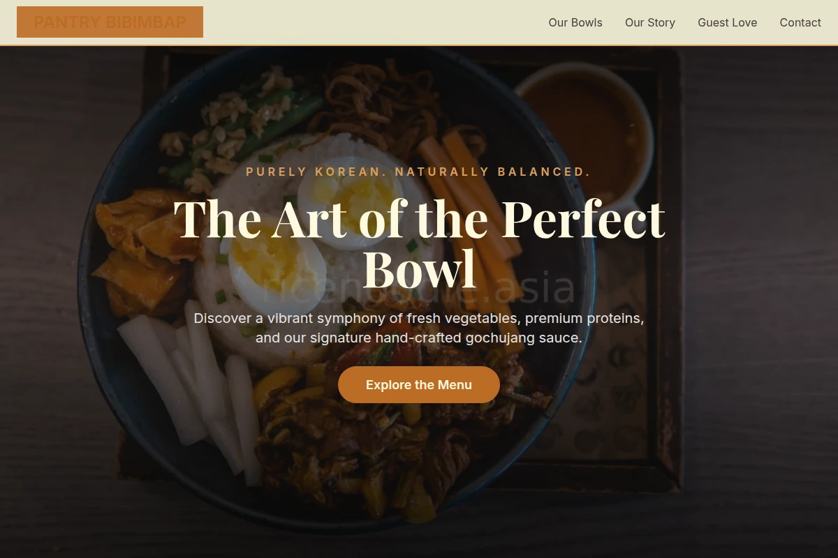pantry Bibimbap