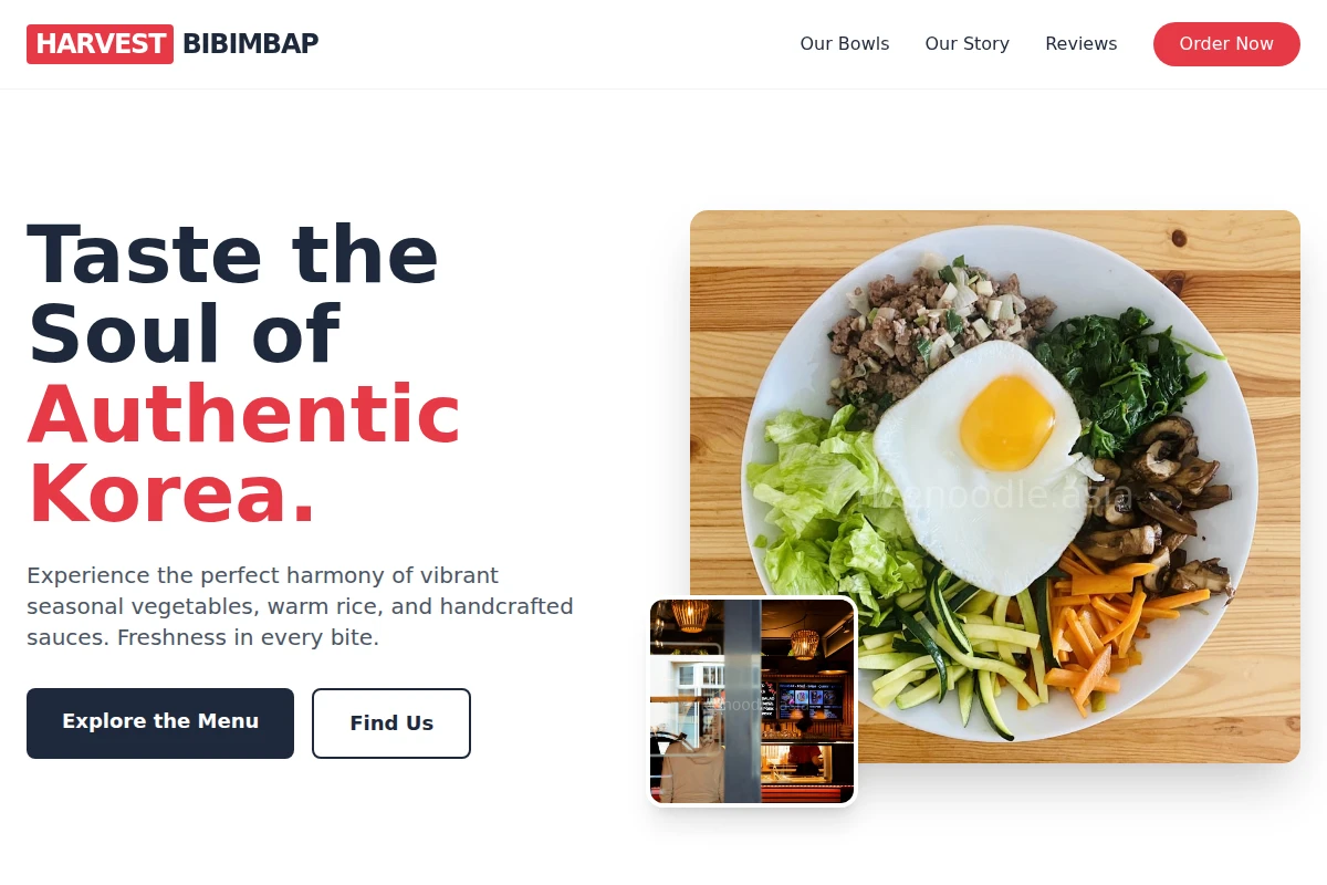 harvest Bibimbap