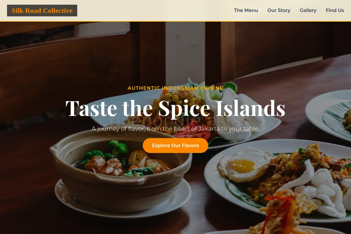 savory Indonesian Food
