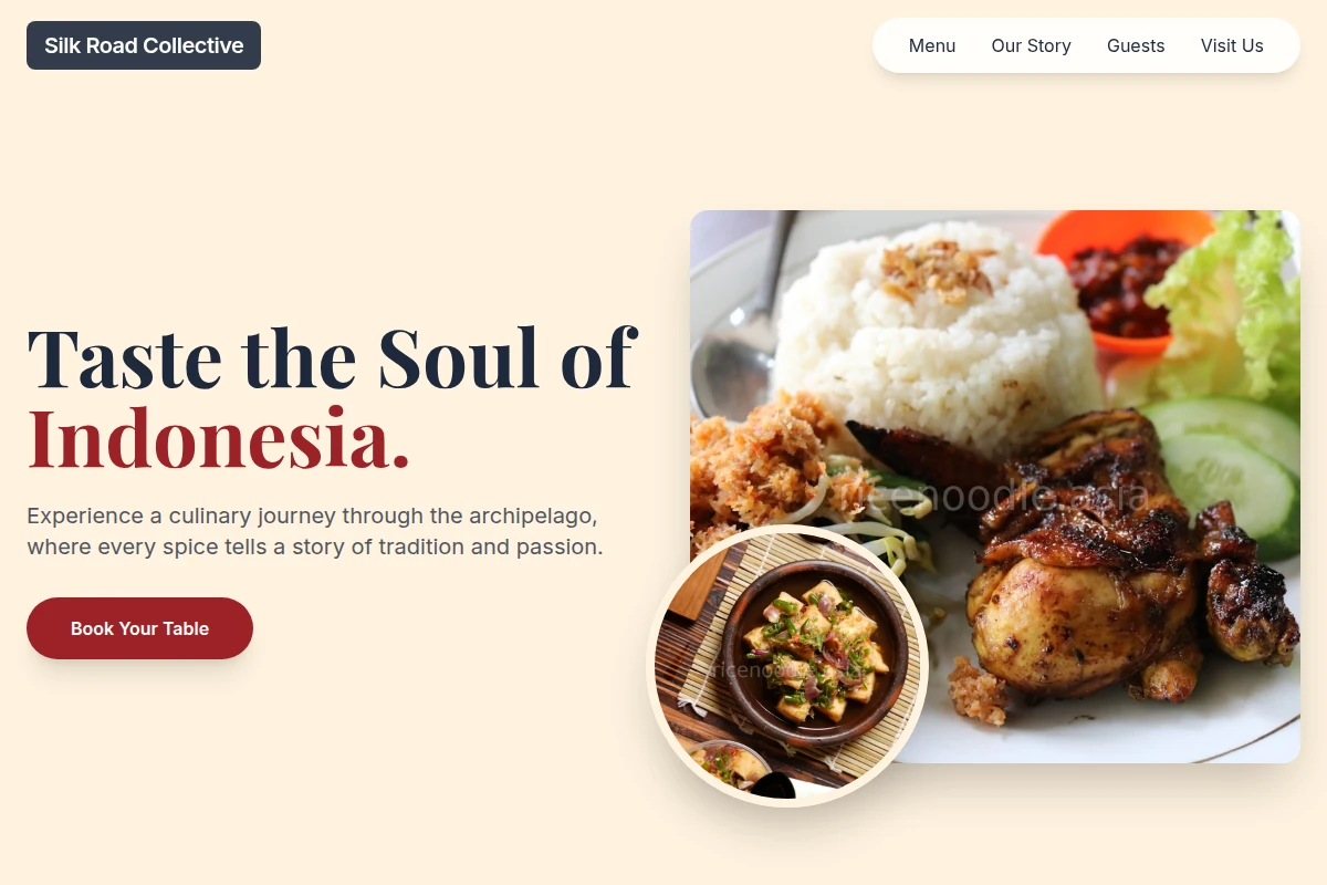 savory Indonesian Food
