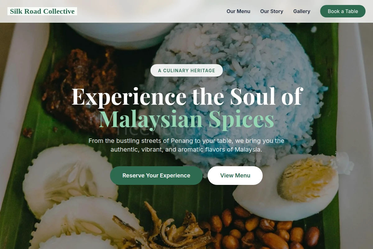 tender Malaysian Food