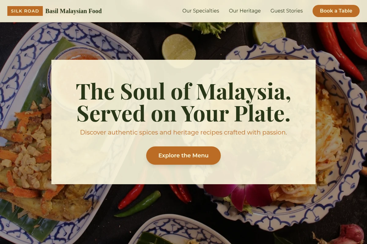 basil Malaysian Food