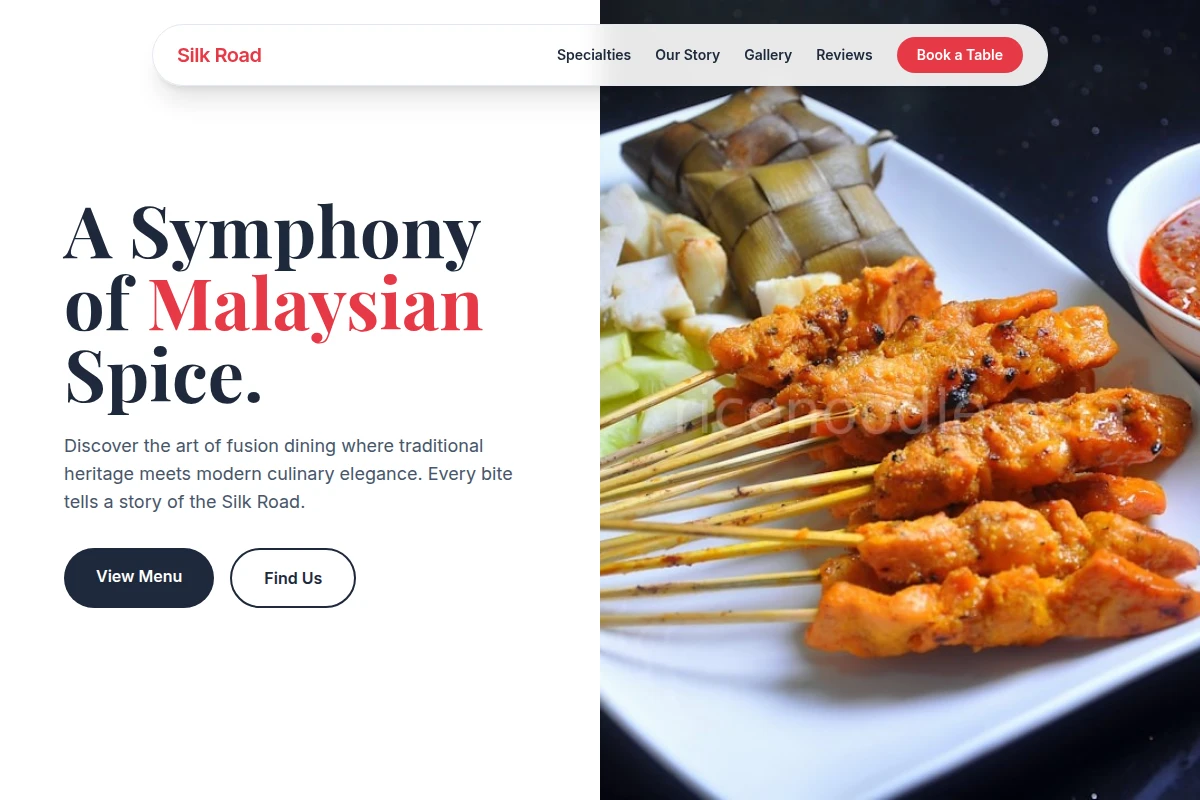 fusion Malaysian Food