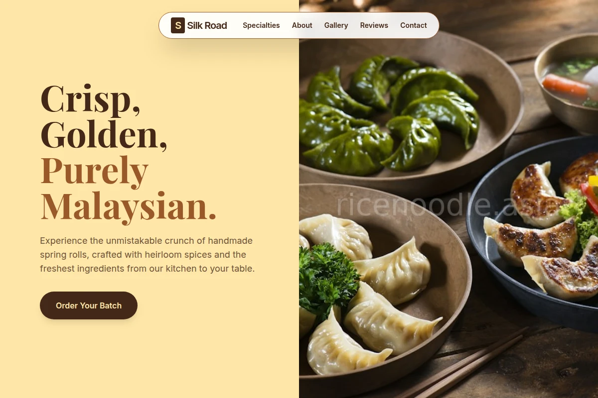 springroll Malaysian Food