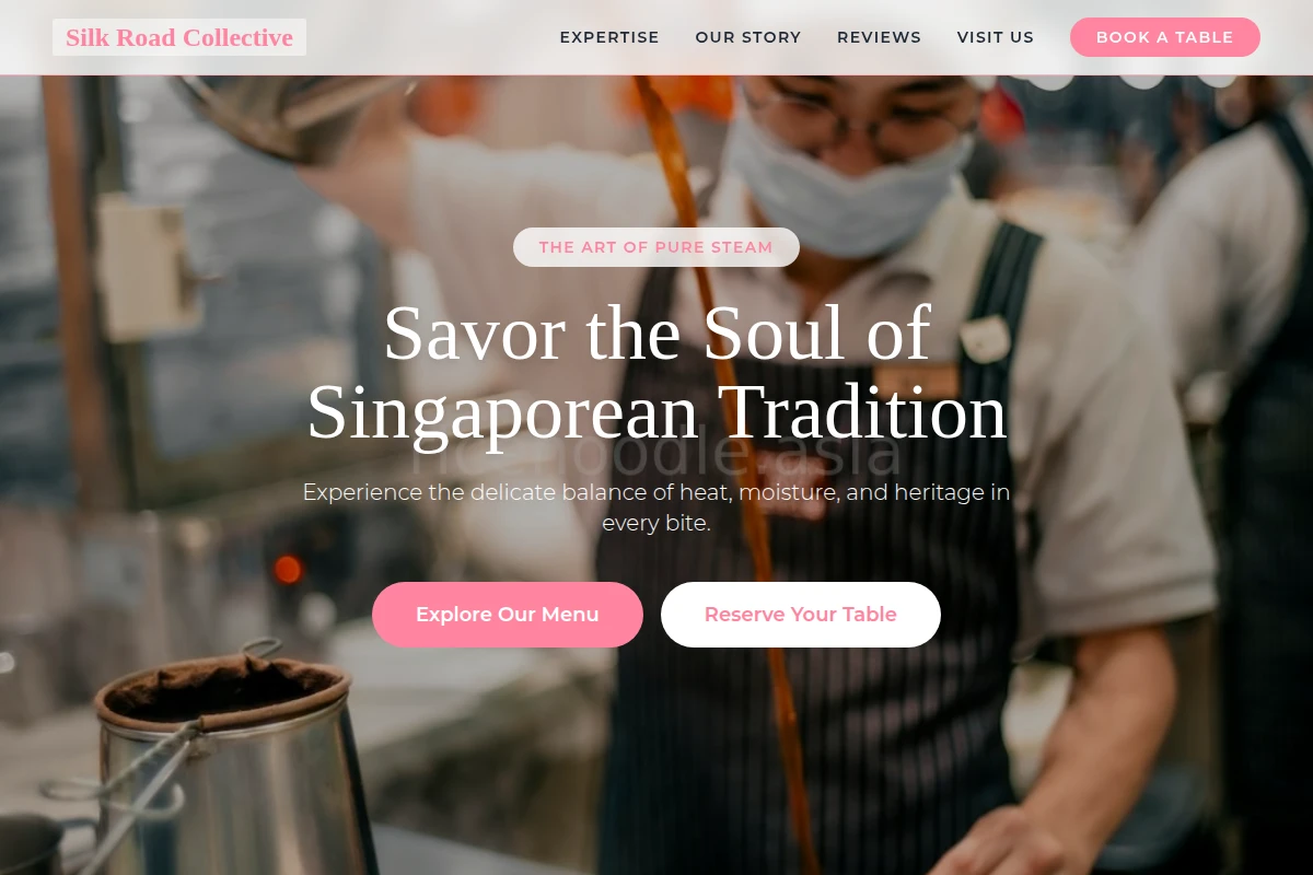 steam Singaporean Food