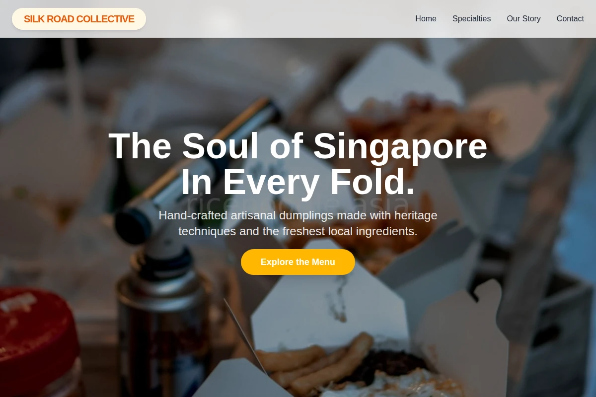 dumpling Singaporean Food