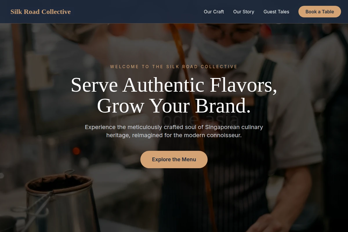 artisan Singaporean Food