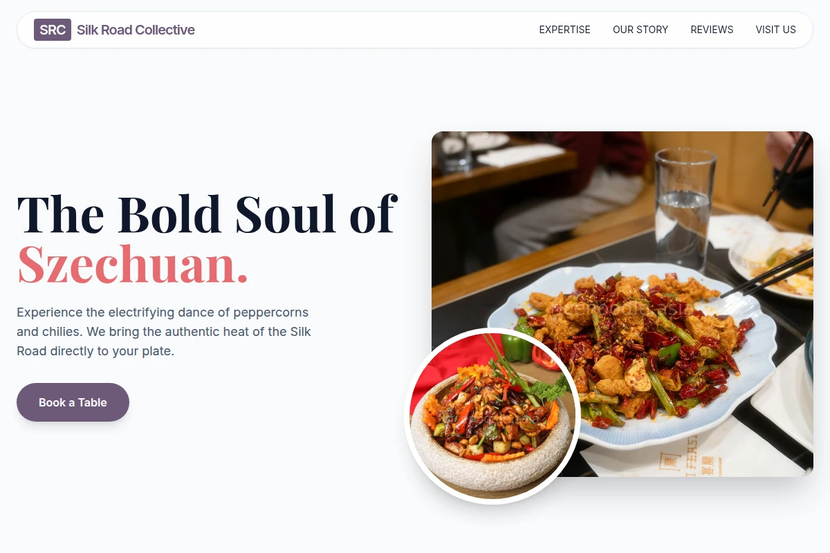 savory Szechuan Food