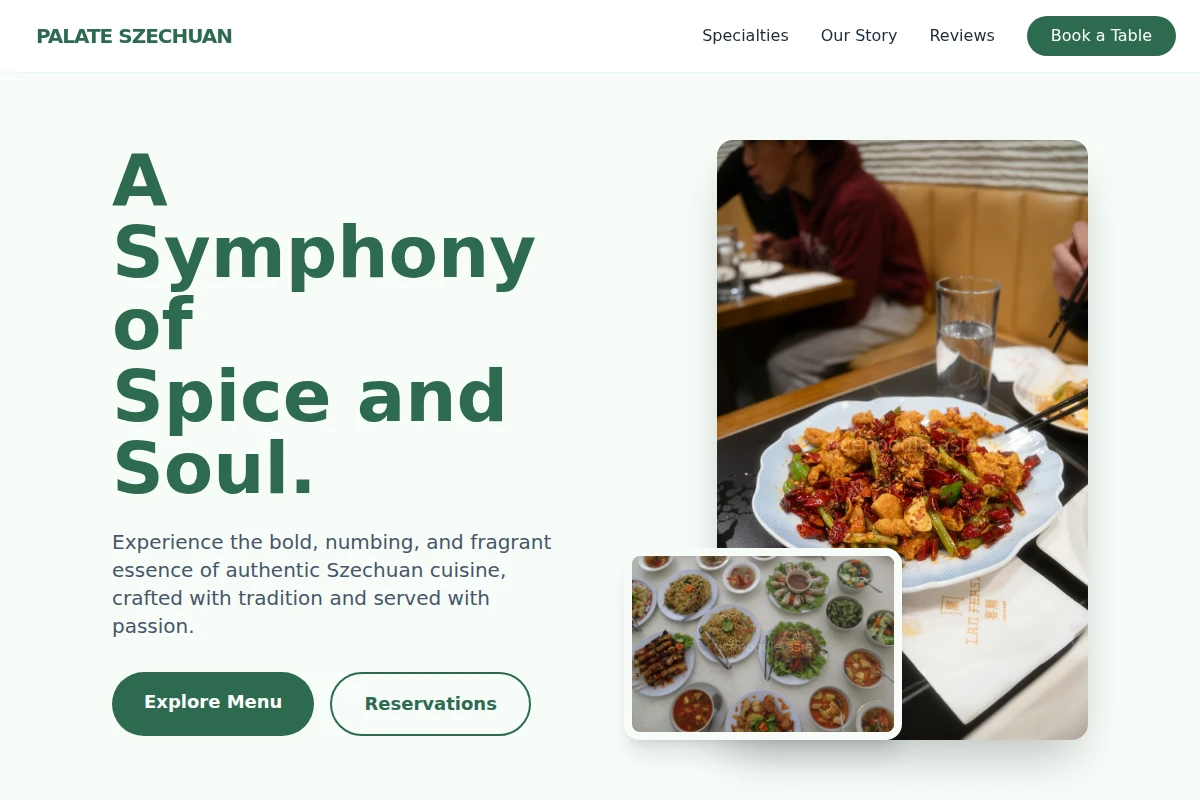 palate Szechuan Food
