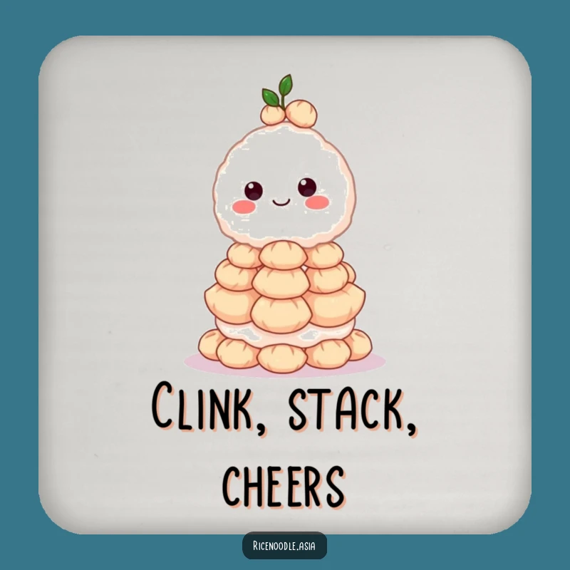 Funny Rice Ball Coasters: Dumpling Balance Protection for Your Tables