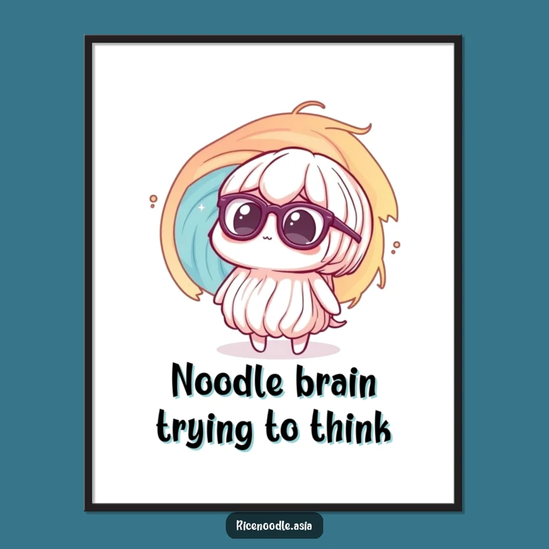 Free Printable Wall Art: Confused Noodle Vortex for Quirky Decor