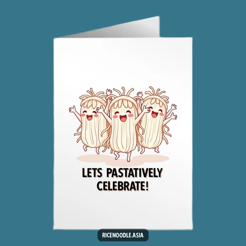 Free Printable Congrats Card: Noodles Celebrate Your Amazing Win