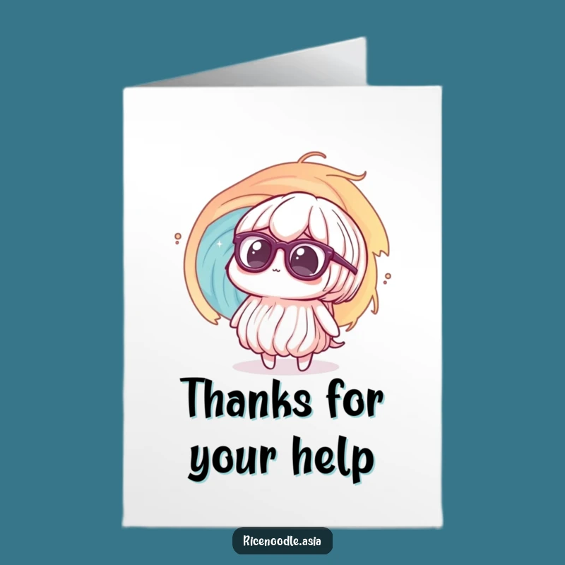 Free Printable Thank You Card: Noodle Says Thanks (Maybe?)