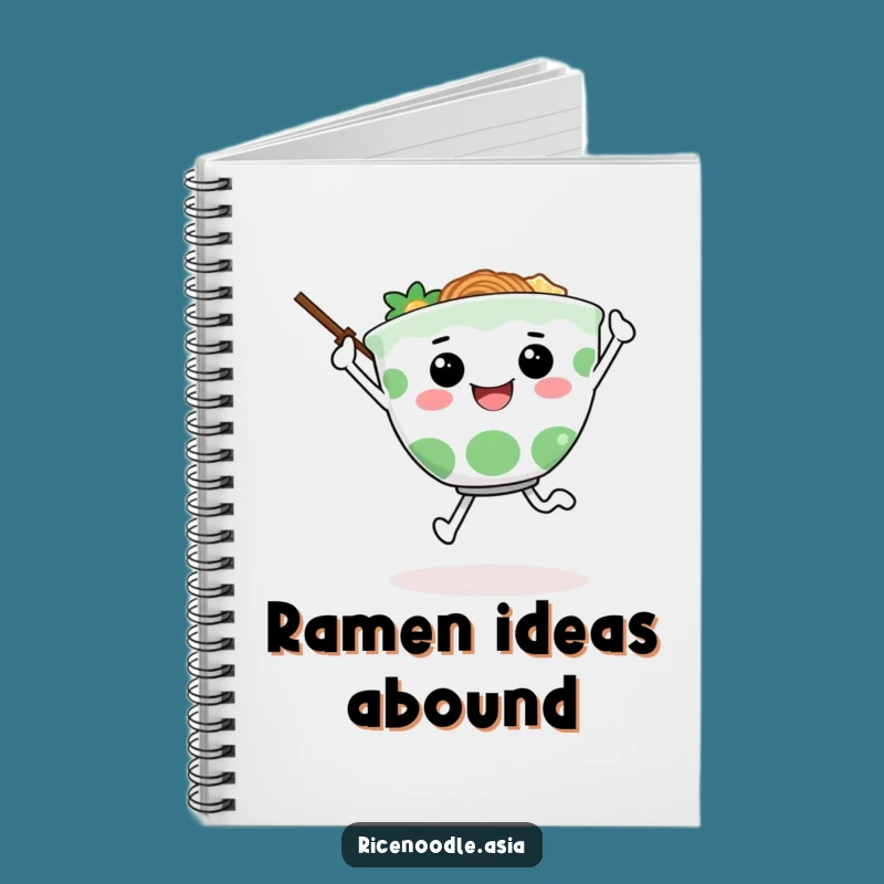 Funny Ramen Skip Notebook: Joyful Character Pages for Happy Ideas