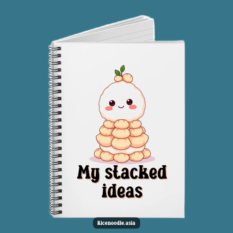 Funny Rice Ball Notebook: Dumpling Balance for Creative Kitchen Notes