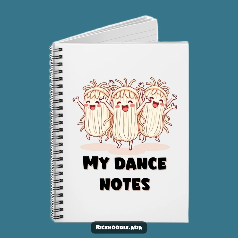 Funny Noodle Dance Notebook: Cheerful Pages for Fun Ideas
