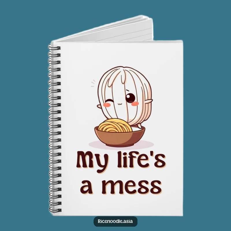 Funny Noodle Trip Notebook: Wiggling Rice Pages for Jotting Laughs
