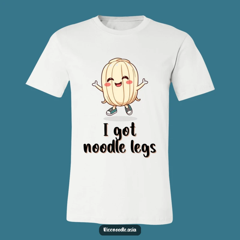 Funny Udon Noodle T-Shirt: Silly Bouncing Cartoon Character, A Great Funny Gift Idea