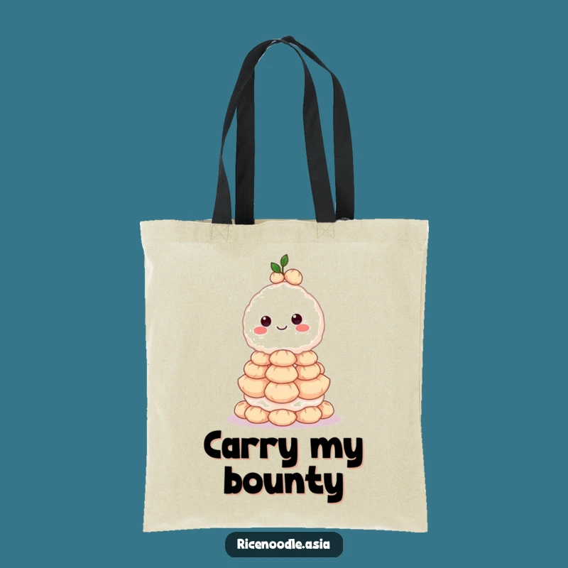 Funny Rice Ball Tote Bag: Dumpling Balancer for Stylish Foodie Errands