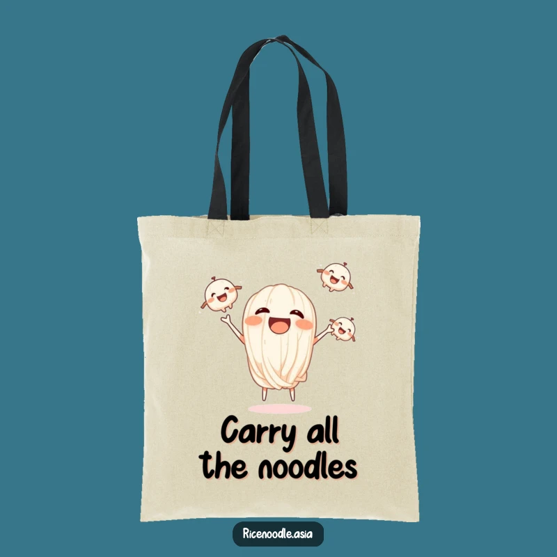Funny Juggling Noodles Tote Bag - Carry Your Laughs in Style